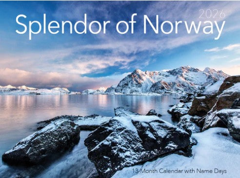 2026 Calendar Splendor of Norway