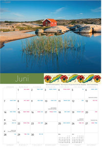 2026 Calendar Splendor of Sweden