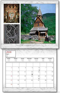 2026 Calendar Stavkirker