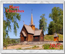 Load image into Gallery viewer, 2027 Calendar Stavkirker
