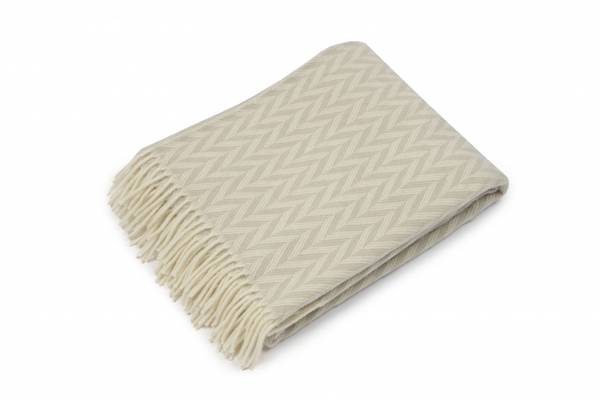Woolen Blanket - Aks/Barley Beige