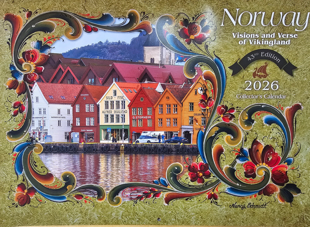 2026 Calendar Norway Visions & Verse