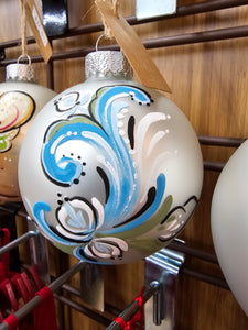 Rosemaled Ornaments - by Diane Neva