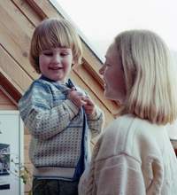 Load image into Gallery viewer, Kids' Reindeer Cardigan
