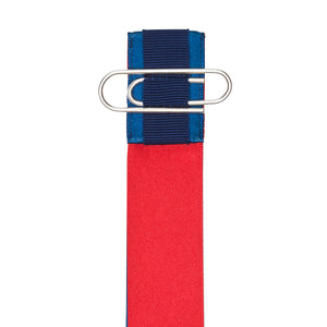 Ingridsløyfen - Lapel Ribbon w/Silver Clip