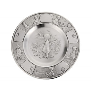 Pewter Baby Plate - Grete Plate
