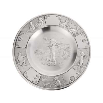 Pewter Baby Plate - Hans Plate