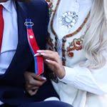 Ingridsløyfen - Lapel Ribbon w/Silver Clip