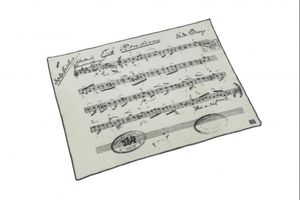 Woolen Blanket Large - Grieg's 'Ved Rondaner' by Vingtor