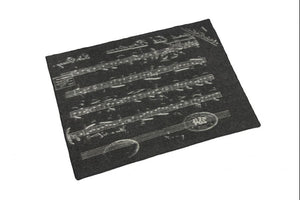 Woolen Blanket Large - Grieg's 'Ved Rondaner' by Vingtor