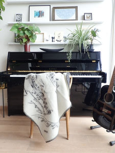 Woolen Blanket Large - Grieg's 'Ved Rondaner' by Vingtor