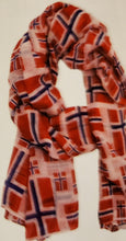 Load image into Gallery viewer, Lightweight Scarves - Norwegian Flag
