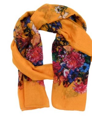 Lightweight Scarves Floral - Color Options