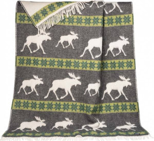 Woolen Blanket - Moose