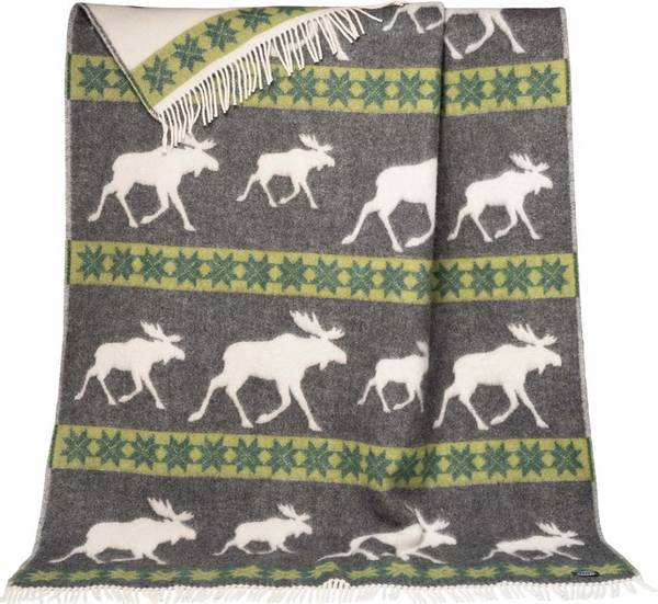Woolen Blanket - Moose