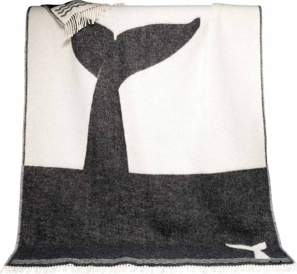 Woolen Blanket - Whale Tail