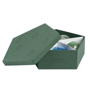 Hadeland Ornaments - Shades of Green Set of 5