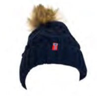 Load image into Gallery viewer, Knit Hat Faux Fur Pom - Color Options
