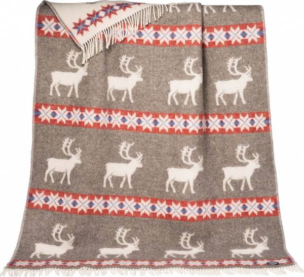 Woolen Blanket - Reindeer
