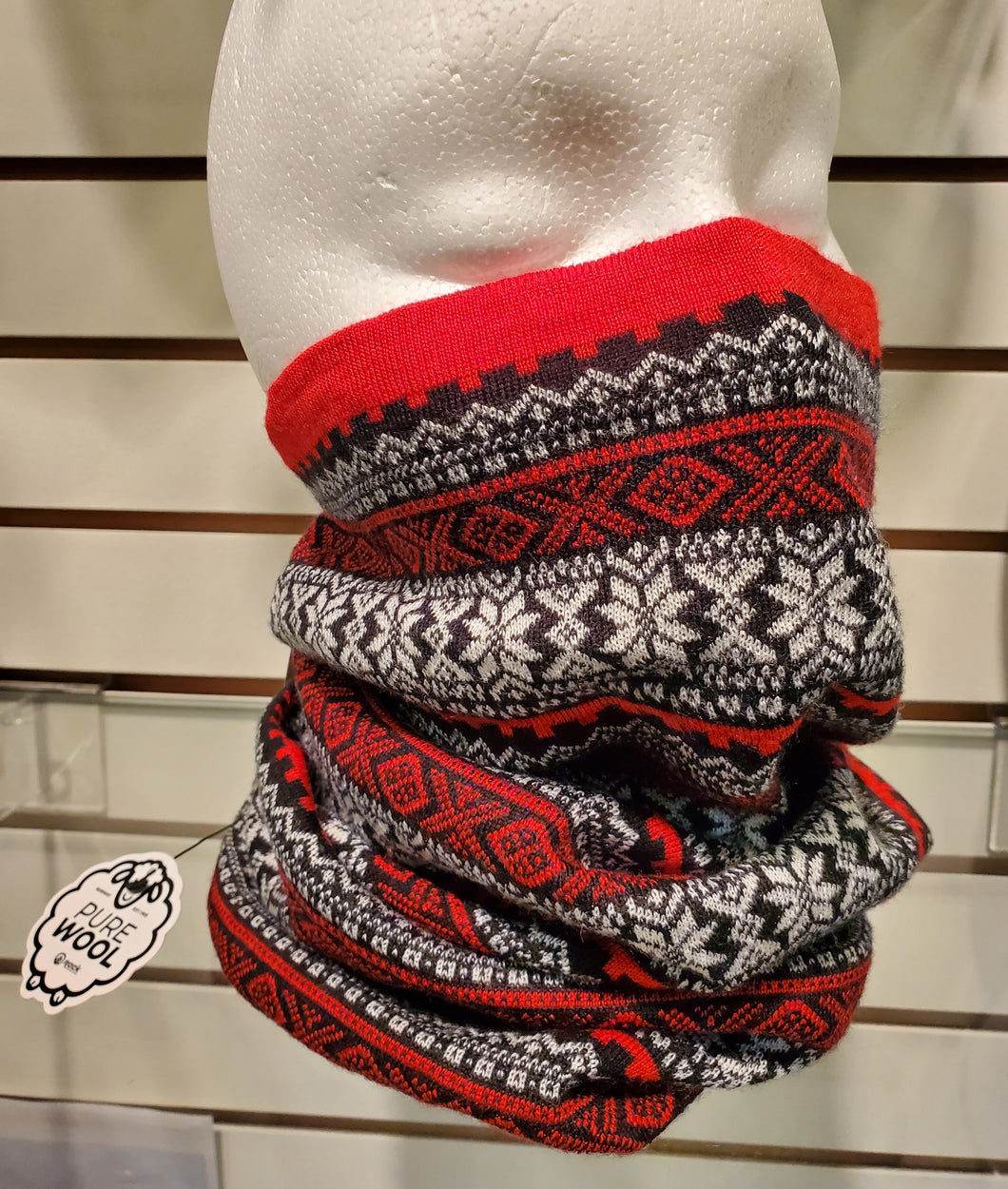 Knit Wool Infinity Scarf